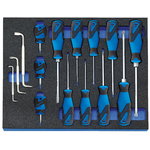 screwdriver set in module 2005 CT2-2160 15-pcs, Gedore