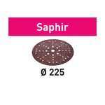 Velcro grinding disc Saphir 48 holes 25pcs 225mm P36, Festool