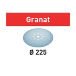 Velcro grinding disc Granat 128 holes 25pcs 225mm P320, Festool