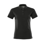 Sieviešu polo krekls Crossover Sustainable, melns, XL, Mascot