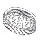 Wheel assy rear SP 514 SMC-T6, Gudnord