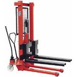 manual hydraulic lifting trolley 1T with adjustable forks, OMCN
