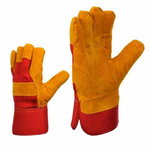 Gloves, cowhide, cotton back, 11