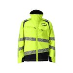 Welder/electrician softshell jacket CL2, yellow/navy 4XL, Mascot
