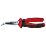 Long Reach Needle Nose Pliers , angled 200mm, Haupa