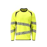 Welder/electrician sweatshirt 21384 hi-vis, yellow L, Mascot