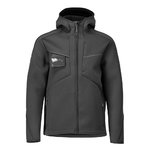 Softshell jaka ar kapuci 22086 Customized, melna, 2XL, Mascot