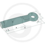 Sakabes cilpa 52 / 60 / 335, Granit