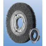 Wheel brush RBU Steel 250x48/32mm 0,3mm, Pferd