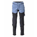 Trousers Customized ultimate strech 22279, light blue/navy 82C42, Mascot