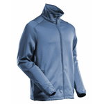 Fleece jumper 22585 Customized, long zipper, light blue 3XL, Mascot