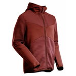 Fleece hoodie with zipper 22603 Customized, red 4XL, Mascot
