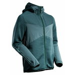 Fleece hoodie with zipper 22603 Customized, green 4XL, Mascot