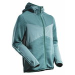 Fleece hoodie with zipper 22603 Customized, light green L, Mascot