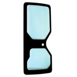Door glass, tempered for CAT mini excavators, CVA