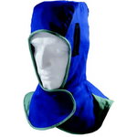 Blue hood, flame retardant L, Weldas