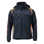 Hi-vis softshell jaka 23002, tumši zila/oranža, 4XL, Mascot