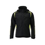 Hi-vis softshell jaka 23002, melna/dzeltena, 3XL, Mascot