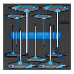 hexagon socket key set in module 1500 CT2-DT 42, Gedore