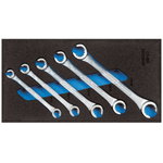 open flare nut spanner set 8-19mm 1500 1/3 module, Gedore