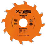 GROOVING SAW BLADE 150X6X30 Z=12 FLAT, CMT