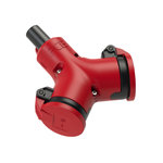 Socket 250v IP44 double red, OTHER