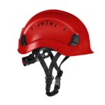 Helmet HelmIQ, ventilated, red, Gloves Pro