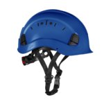 Helmet HelmIQ, ventilated, blue, Gloves Pro