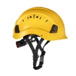 Helmet HelmIQ, ventilated, yellow, Gloves Pro