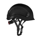 Helmet HelmIQ, ventilated, black, Gloves Pro