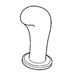 Handle with horn button ROBOT, JCB