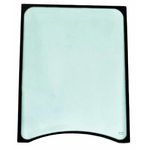 Front glass, upper, laminated for CAT D series exc., CVA