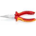 Snipe Nose Side Cutting Pliers 160 mm, VDE- T, Knipex