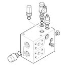 Valve dual priority, JCB