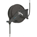 Hose reel open, 1/2´´x15m, oil/air/water, gray, Orion