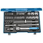 Socket set 1/2´´, D 19 XMAU-20, 11-32mm ja 3/8-1.1/8´´, Gedore