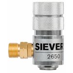 Gāzes regulators 7/16" 0–2 bar BSP 3/8" LH, SIEVERT