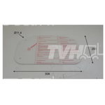 Roof glass BOBCAT 7105034;7105035, CVA