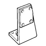 Bracket engine mounting left hand, JCB