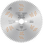 Saw blade laminate & HPL Orange Chrome HW 250x3,2/2,2x30 Z80 α=-3° β=TCG, CMT