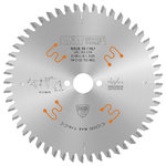 Saw blade laminate & HPL Orange Chrome HW 210x2,6/1,6x30 Z52 α=-3° β=TCG, CMT