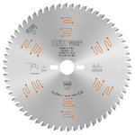 Saw blade for crosscut industrial HW Chrome 260x2,5/1,84x30 260x2,5/1,84x30 Z60 a=-5° b=10° ATB, CMT