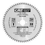 Fine cut saw blade for wood 216x2,8x30mm Z80 a-5° Neg. ß15° ATB, CMT