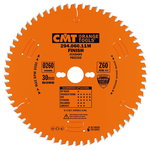 Saw blade for wood crosscut Industrial Line HW 260x2,8/1,8x30 Z60 a=-5° b=15° ATB, CMT