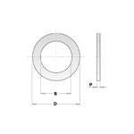 Reduction ring for sawblade D=30mm B=25,4mm P=2,0mm, CMT