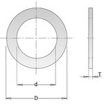 Reduction ring for sawblade D=30mm B=25mm P=2,0mm, CMT
