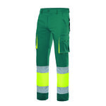 Hi-vis bikses 303002S, CL1, zaļas/dzeltenas, M, OTHER