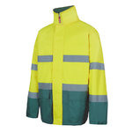 Jacket parka 306002 hi-vis CL2, green/yellow L, OTHER