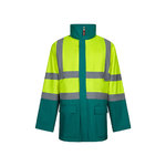 Hi-vis ziemas jaka 306003 4-in-1, CL2, zaļa/dzeltena, L, OTHER