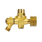 Regulators DIN Kombi ar HFV 4 bar BSP 3/8" LH, SIEVERT